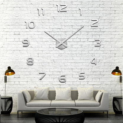 Reloj de Pared Grande Creativo de Acrílico DIY (Estilo Nórdico)