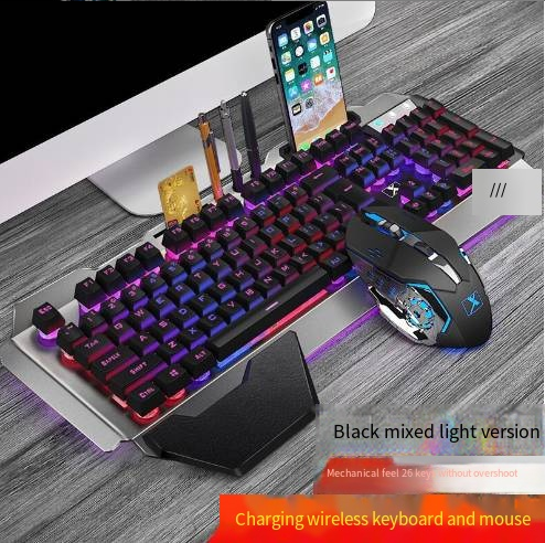 Ergonomic RGB Backlit Mechanical Keyboard